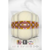 BONBON Kristal - Krem (98223) - 5'li Paket - 100gr/475m - İnce Lif El Örgü İpi - Şal Bluz İpi