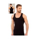 Bonbonetti 4 Lü Paket Erkek Rambo Atlet, siyah, S