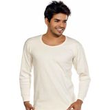 Bonbonetti Erkek Interlok Kışlık Uzunkol Içlik Üst Pamuk Fanila 1 Adet- 0112 - 2XL - Ekru