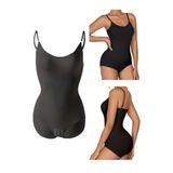 Bonbonetti Kadın Çıtçıtlı Dikişsiz Body Korse Atlet, Siyah1, S