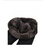 Bonbonetti Kadın Iç Kısmı Peluşlu Kışlık Termal Tayt - XL - Siyah