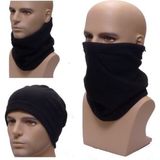 Bonbonetti Unisex Termal Polar Boyunluk Bere - Standart - Siyah