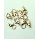 Boncadas Papağan (Armut) Kolye ve Bileklik Klipsi (100 Adet) - 12 mm - Antik Yeşil