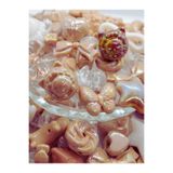 Boncuk Abla Krem Karamel Jelly Charm Boncuk Karışık 30 Adet Figür Plastik Boncuk
