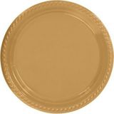 Boncuk Avm Altın Gold Altın Plastik Tabak 25'li