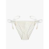 Boncuk Detaylı İpli File Detaylı Bikini Altı