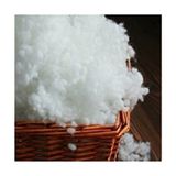 Boncuk Elyaf 2 kg Beyaz Renkli Polyester Dış Materyalli 50 x 70 cm Yastık Dolgu Materyali