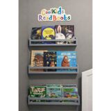 Boncukafası Çocuk Odası Dekor, Duvar Süsü, Ahşap Bebek Odası Dekor, Cool Kids Read Books
