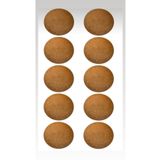 Boncukafası Supla Levha 10 Adet 3 Mm Ham Mdf 14 Cm Çap Yuvarlak Lazer Kesim Bardak Altlığı