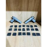 Boncuklu 20x11 cm Boncuk Atan Silah 2 Adet + 21 Paket Boncuk