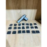 Boncuklu 20x11 cm Boncuk Atan Silah + 21 Paket Boncuk