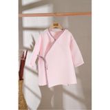 Bondberro Waffle Müslin Kumaş Bebek ve Çocuk Kimono Bornoz %100 Pamuk - Pembe - 2 - 3 Yaş