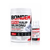 BONDEM BEYAZ RTV-2 KALIP SİLİKONU 1 KG (24 SHORE)