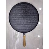 Bondi Cift Tarafli Granit Gozleme Pizza & Izgara Tava 36 Cm (Cikabilen Kulp) 1800Gr
