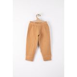 Bondilolly %100 Pamuk Beli Lastikli Müslin Bebek Pantolon - 3 - 4 Yaş - Bej