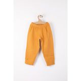 Bondilolly %100 Pamuk Beli Lastikli Müslin Bebek Pantolon - 3 - 4 Yaş - Sarı