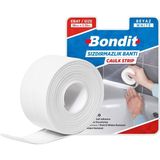 Bondit Beyaz Ultra Dayanıklı Su Geçirmez Sızdırmazlık Bandı 38 mm Esnek ve Pürüzsüz Yapı
