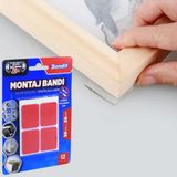 Bondit Çerçeve Tablo Banyo Mutfak Montaj Bandı Dörtgen 30x26mm