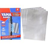 Bondit Ultra Güçlü Su Geçirmez Tamir Yama Bandı Alüminyum Kaplı 10X15 cm 4 Adet - 10 x 15 cm