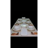 Bone China 81 Parça Porselen Yemek Takımı - Mind Wild | Zarif, Dayanıklı ve Modern Tasarım
