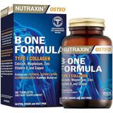 Bone Formula Calcium Magnesium + Collagen – 90 Tablet: Tip I Kolajen, Kalsiyum, D Vitamini, Magnezyum, Çinko & Bakır Içeren Takviye - Ada Çayı