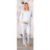 Bone Kadın Lohusa Viskon Klasik 'Lü Pijama Takımı