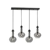 Bone Modern Avize E27 48w 80x12cm Metal Siyah Avonni-av-1912-4y-gr Kaplama