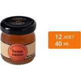 Bone Sante İlikli Kemik Suyu 480 ml (12 x 40 ml) - Türkiye Menşeli, Yüksek Protein İçerikli, Doğal ve Pratik Tek Kullanımlık Şişeler - 40 gr