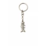 Bone Tide – Balık İskeleti Figürlü Gümüş Renk Unisex Metal Anahtarlık