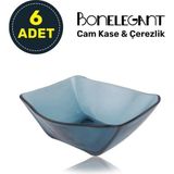 Bonelegant 6 Parça Lacivert Cam Kase&çerezlik - 0 - 19 L