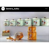 Bonera Emaye Bağraç 3Lü Set 6 Parça 14Cm 16Cm 18 Cm