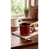 Bonera Emaye Kupa Bardak 550 ml Kırmızı - Mug