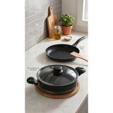 Bonera Montella Vivo Granit Tencere Tava Seti 3 Parça (30-32cm)
