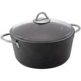 Bonera Siyah Granit Derin 18 cm Tencere