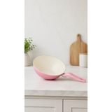 Bonera Wok Tava 24 cm Pembe - Sebze, Et, Tavuk, Sote ve Noodle Yemekleri İçin
