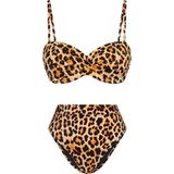 BONESTA SWIMWEAR Narciso Kaplı Bikini Takımı leopar 38