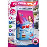 Bonex 9 Kg Toz Çamaşır Deterjanı – Beyazlar Ve Renkliler İçin Güçlü Leke Çıkarıcı, 60 Yıkama