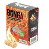 BONGA Soba, Şömine, Mangal Tutuşturucu 10 Adet 140 gr - Jel Ve Çıra Alternatifi Doğal Odun Yünü