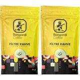 Bongardi Coffee 2X200 gr Intense Filtre Kahve Makinesi Uyumlu Set - 400 gr - Çekirdek (Öğütülmemiş)