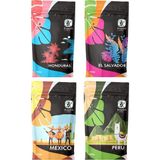 Bongardi Coffee 4X200 gr Peru Honduras Mexico El Salvador Filtre Kahve Seti - 1 Adet
