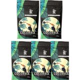Bongardi Coffee Colombia Yöresel Blend Kahve Seti 5X200G (Çekirdek Veya Öğütülmüş Seçilebilir) - Çekirdek (Öğütülmemiş)