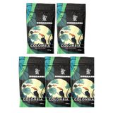 Bongardi Coffee Colombia Yöresel Blend Kahve Seti 5x200g (ÇEKİRDEK VEYA ÖĞÜTÜLMÜŞ SEÇİLEBİLİR)