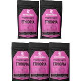 Bongardi Coffee Etiyopya Yöresel Single Orjin Nitelikli Kahve Seti 5X200G (Çekirdek Veya Öğütülmüş Seçilebilir) - Öğütülmüş Filtre Kahve - 1 kg