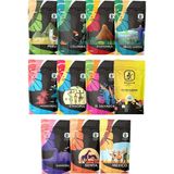 Bongardi Coffee Filtre Kahve Set 11X200 gr Santos Colombia Etiyopya Honduras Meksika Sumatra Kenya - 2,2 kg - Çekirdek (Öğütülmemiş)