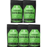 Bongardi Coffee Kosta Rika Yöresel Single Orjin Nitelikli Kahve 5X200G (Çekirdek Veya Öğütülmüş Seçilebilir) - Öğütülmüş Filtre Kahve - 1 kg