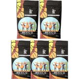 Bongardi Coffee Meksika Yöresel Blend Kahve Seti 5X200G (Çekirdek Veya Öğütülmüş Seçilebilir) - Öğütülmüş Filtre Kahve - 1 kg