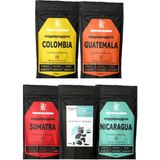 Bongardi Coffee Nicaragua Sumatra Colombia Guatemala Perfect Blend 5X200G Single Orjin Yöresel Kahveler - Çekirdek (Öğütülmemiş)