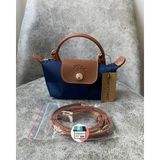 Bonheur Kadın Mini El Çantası Küçük Boy 20X13 cm Fermuarlı Hafif Günlük Çanta 19 Renk - Lacivert - Taba