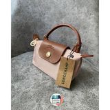Bonheur Kadın Mini El Çantası Küçük Boy 20X13 cm Fermuarlı Hafif Günlük Çanta 19 Renk - Pudra - Taba