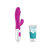 Bonilove 10 Modlu Özel Klitoris ve Rabbit Titreşimli Vibratör+Jel